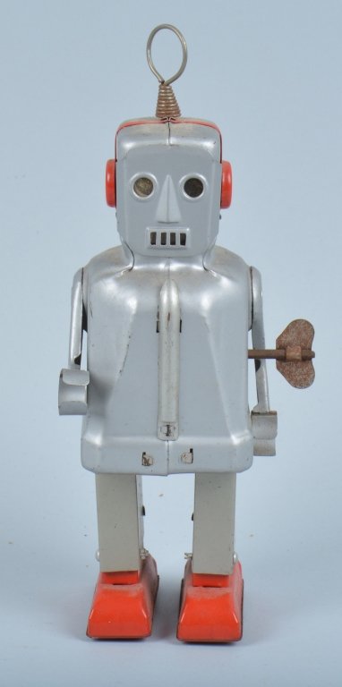 JAPAN Tin Windup SPARKY ROBOT (1 of 4)