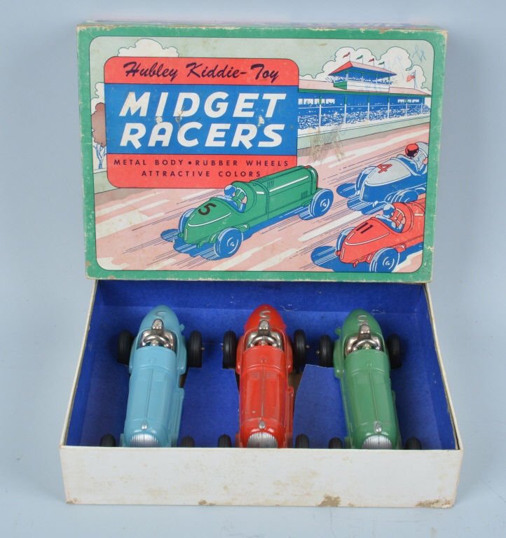 Hubley Kiddie Toy Midget Racer Set W/ Box