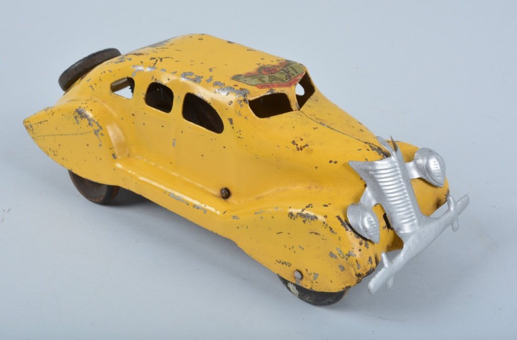 MARX Tin Windup MYSTERY CAR TAXI (1 of 5)