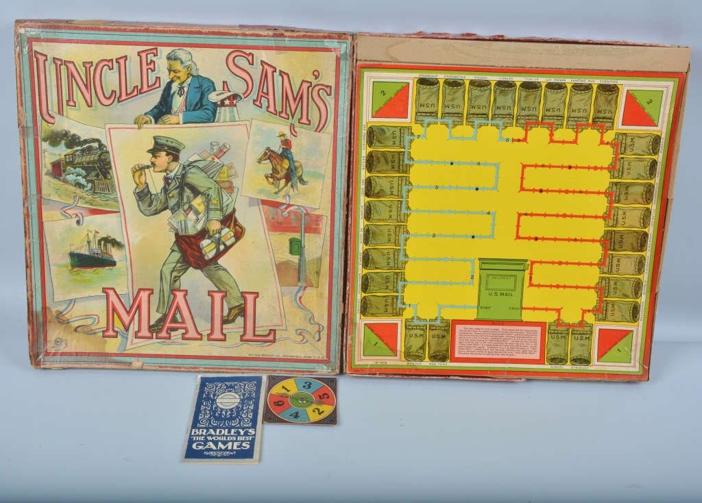 Milton Bradley UNCLE SAM'S MAIL BOARD GAME (1 of 4)