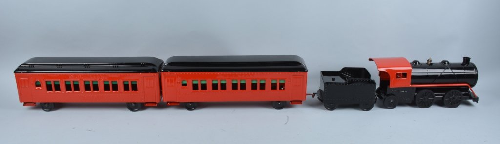 COR COR Presed Steel TRAIN ENGINE & CARS (1 of 10)