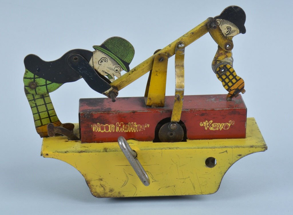 MARX Tin Windup MOON MULLINS & KO HANDCAR (1 of 4)