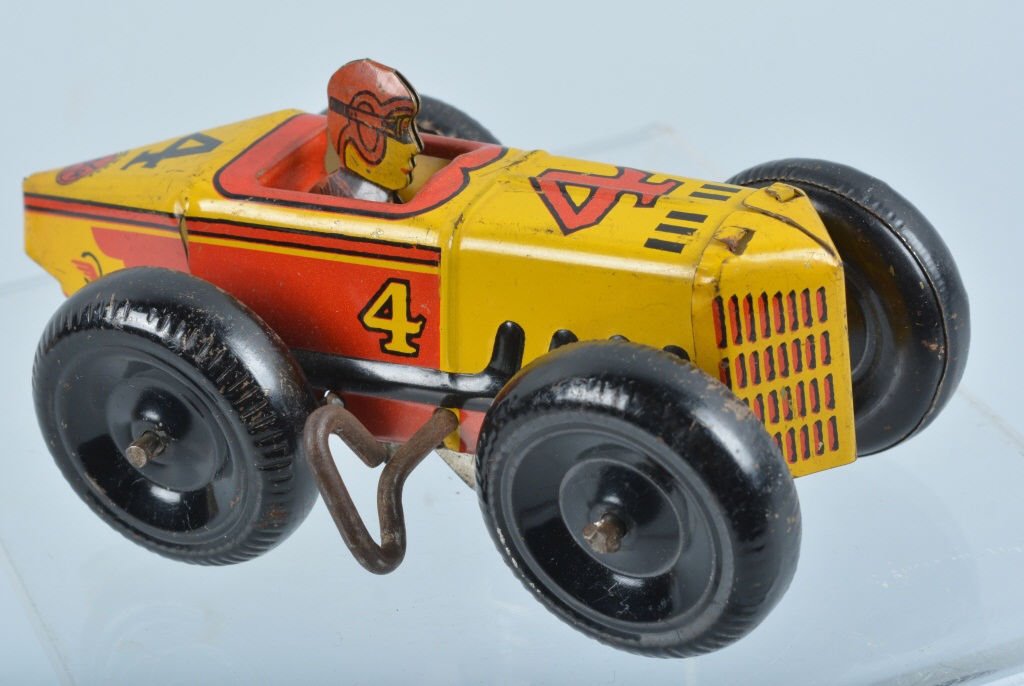MARX Tin Windup MIDGET RACER Early colors! (1 of 5)