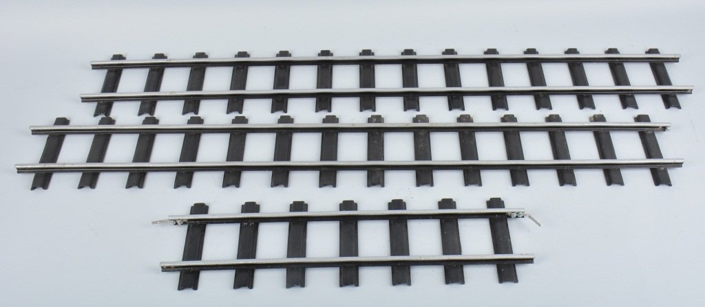 3 PIECES OF BUDDY L OUTDOOR RAILROAD TRACK (1 of 2)