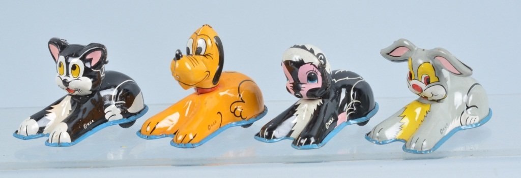 4- LINEMAR Tin Friction DISNEY CHARACTERS (1 of 3)
