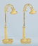 Prewar LIONEL 7 STREET LAMPS & 2 CROSSING SIGNS - 2