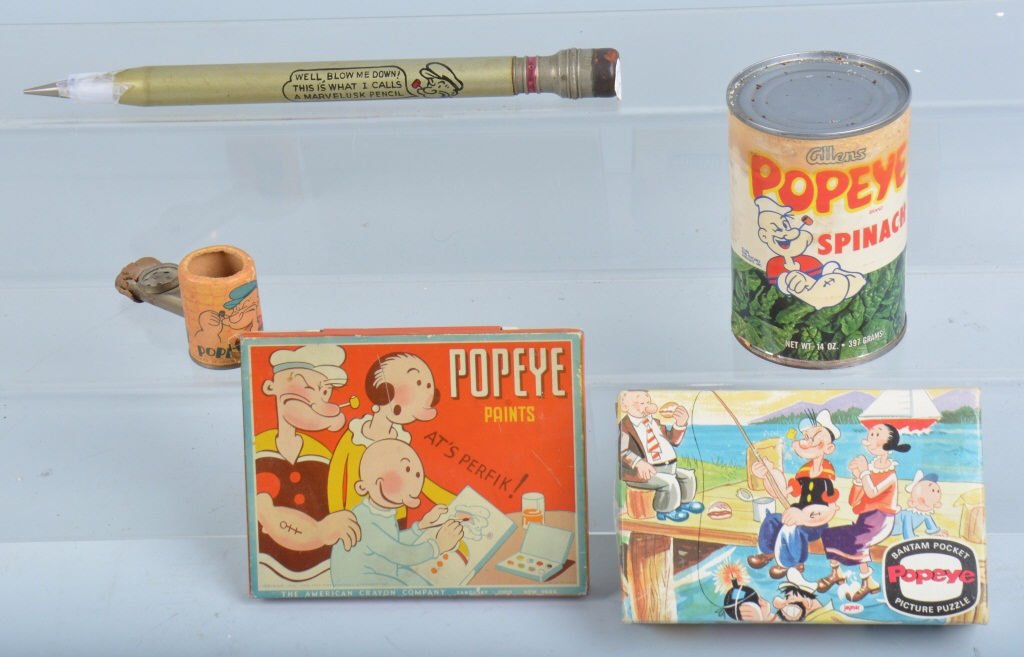 Lot of POPEYE TOYS & MORE (1 of 5)