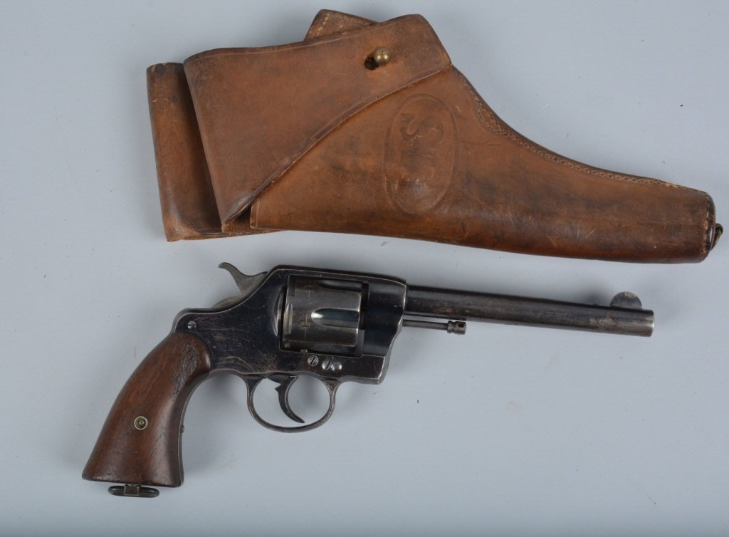 Colt Us Army Model 1901 Da 38 Revolver Holster Nov 14 15 Milestone Auctions In Oh Colt Us Army Model 1901 Da 38 Revolver Holster Nov 14 15 Milestone Auctions In Oh
