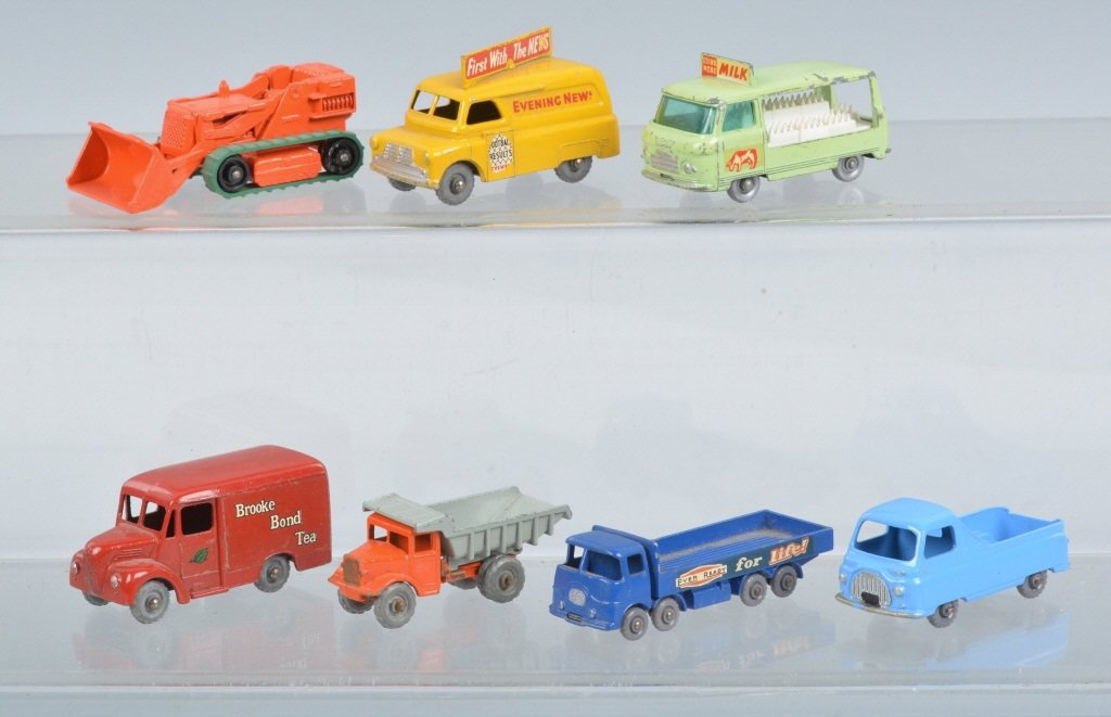 Lot of 7 1960s MATCHBOX GRAY WHEEL CARS (1 of 4)