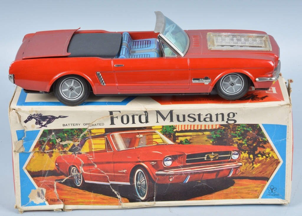 JAPAN Battery Op FORD MUSTANG w/BOX (1 of 7)