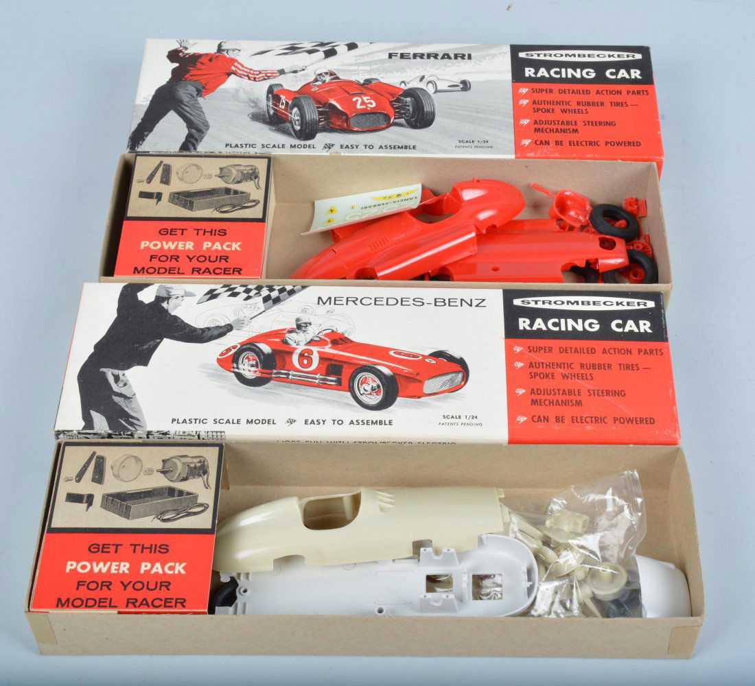 2- STROMBECKER RACING CAR MODEL KITS w/ BOX (1 of 2)