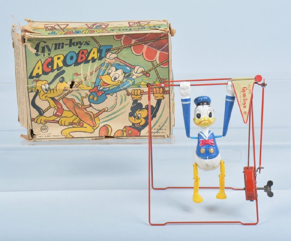 LINEMAR JAPAN DONALD DUCK TRAPEZE, BOXED (1 of 4)