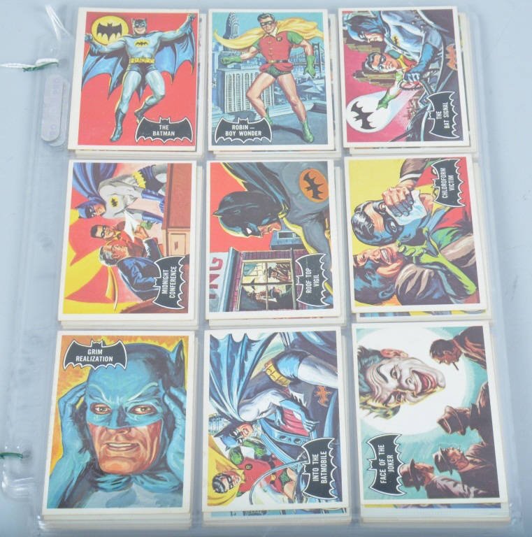 1966 BATMAN TOPPS GUM CARDS, COMPLETE SET (1 of 6)