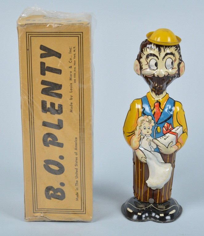 MARX Tin Windup BO PLENTY & SPARKLE w/ BOX (1 of 4)