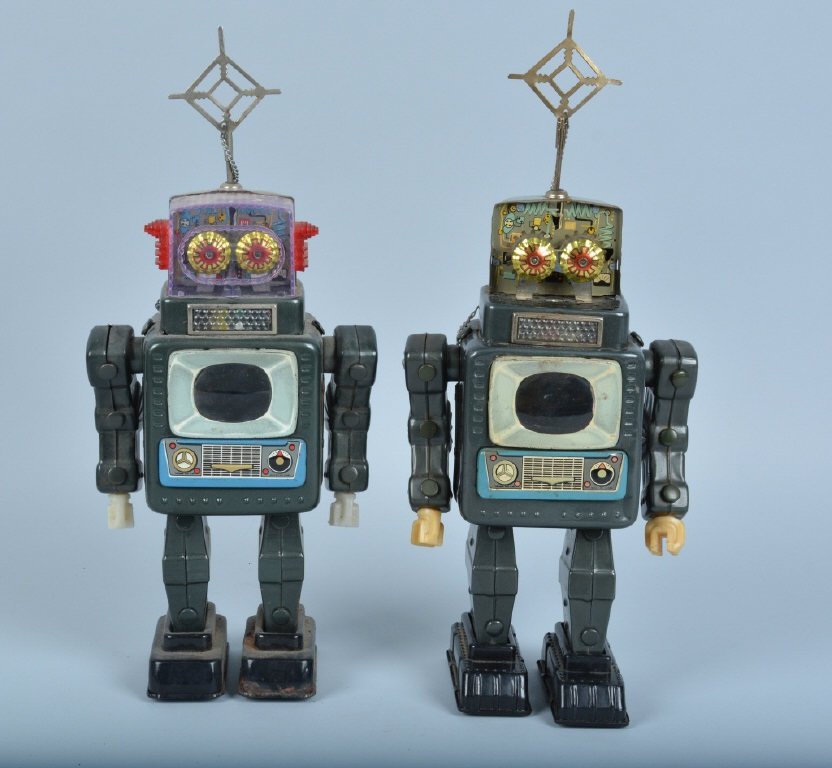 2- ALPS Battery Op TELEVISION SPACEMAN (1 of 6)