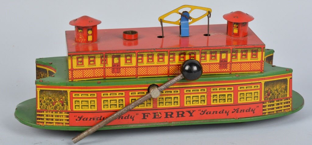 WOLVERINE Tin Windup SANDY ANDY FERRY BOAT (1 of 4)