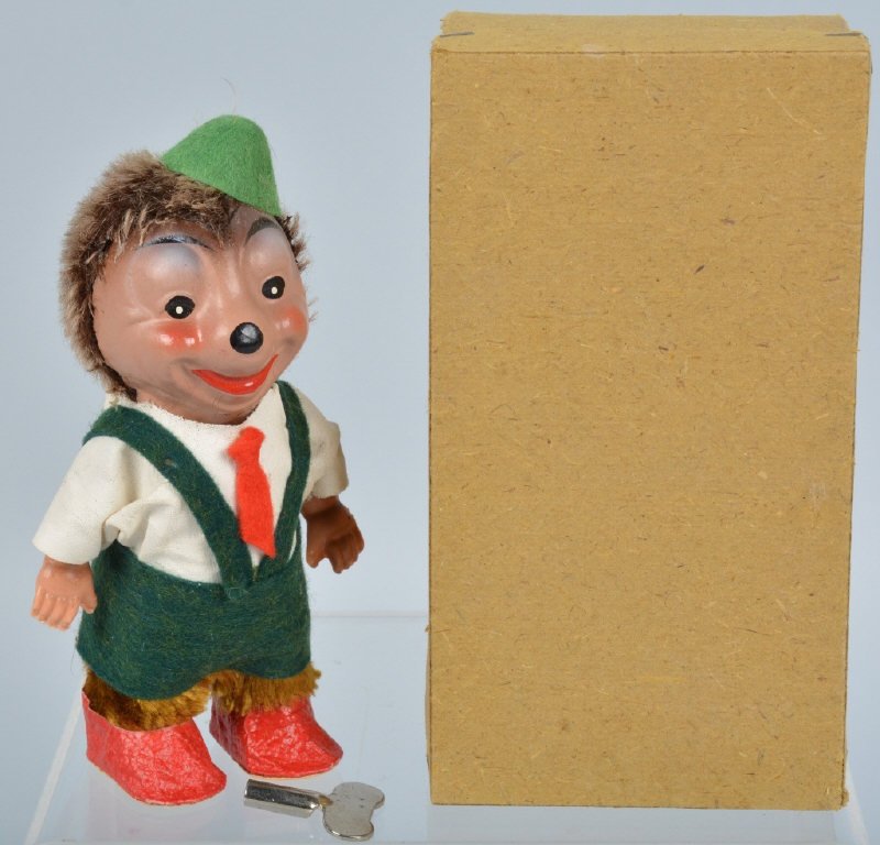 US ZONE GERMANY Windup HEDGEHOG w/ BOX (1 of 3)