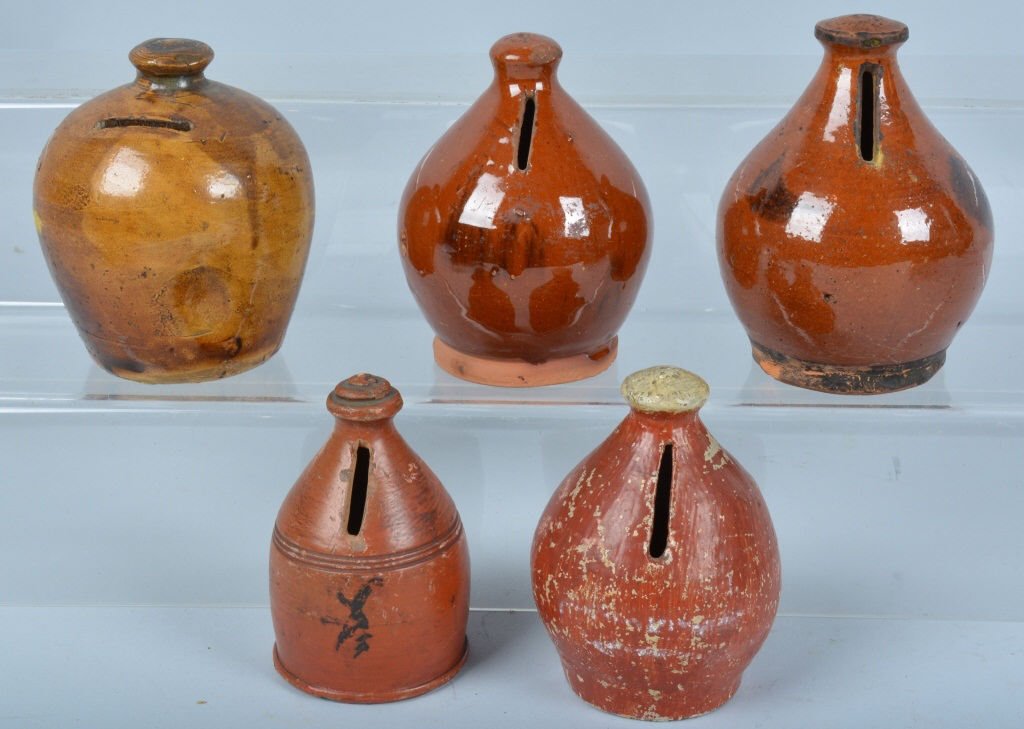 5- POTTERY JUG STILL BANKS (1 of 2)