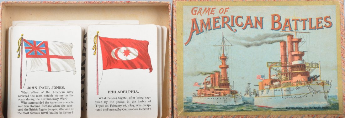 Early McLOUGHLIN GAME OF AMERICAN BATTLES w/ BOX (1 of 3)