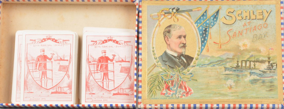 1899 SCHLEY AT SANTIAGO BAY GAME w/ BOX (1 of 3)