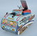 MARX Tin Windup REX MARS SPACE TANK w/ BOX - 4