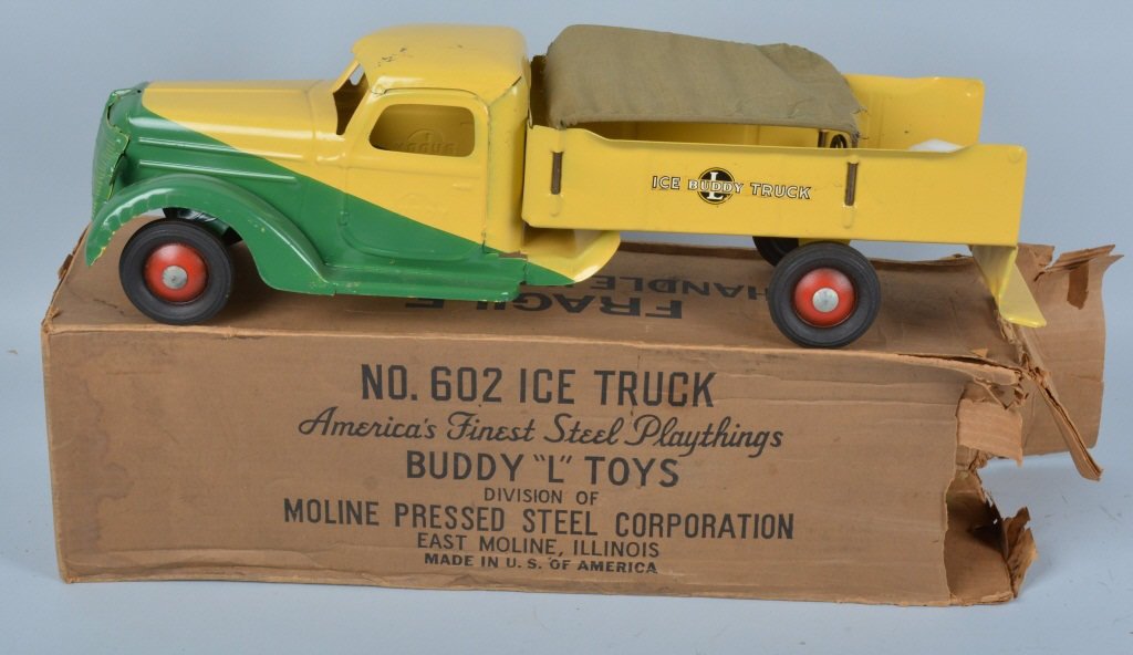 Buddy L Pressed Steel Ice Truck Buddy L Pressed Steel Ice Truck