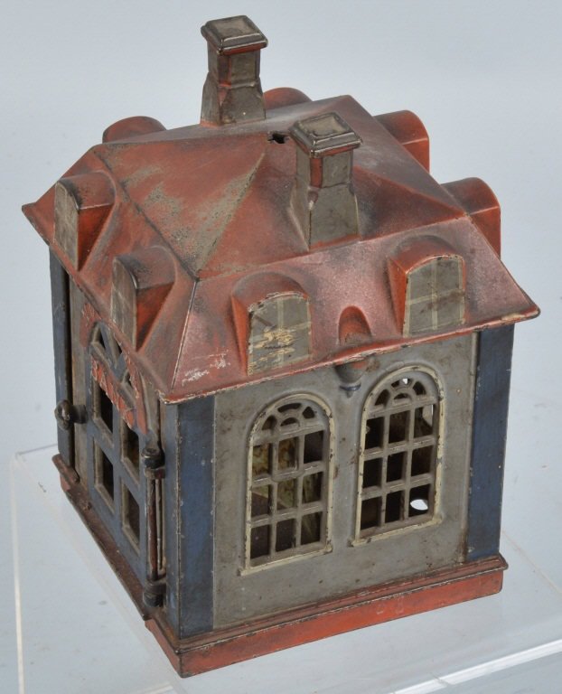 J&E STEVENS NOVELTY MECHANICAL BANK (1 of 5)