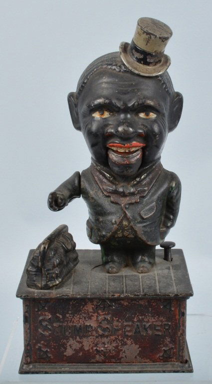 SHEPARD STUMP SPEAKER MECHANICAL BANK (1 of 6)