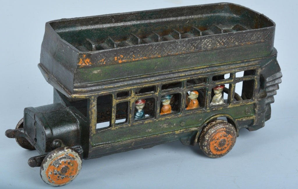 FRIEDAG Cast Iron DOUBLE DECKER BUS (1 of 5)