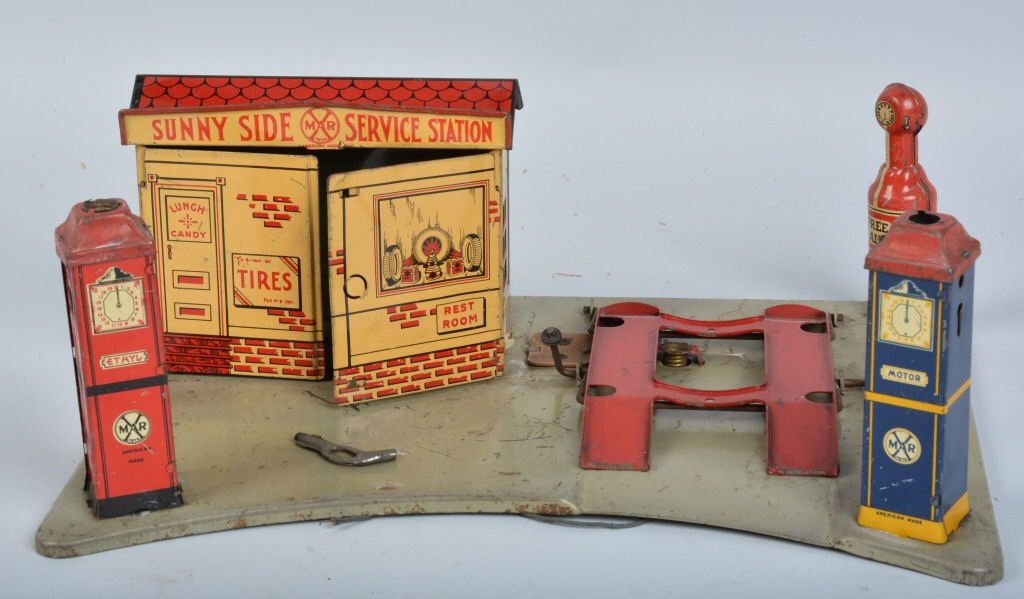 MARX Tin SUNNY SIDE SERVICE STATION (1 of 4)