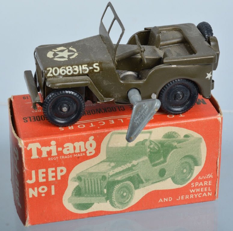 TRI-ANG MINIC JEEP #1 w/ BOX (1 of 4)
