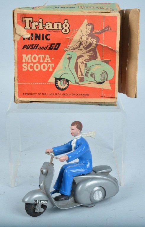 TRI-ANG MINIC MOTA-SCOOT SCOOTER w/ BOX (1 of 5)