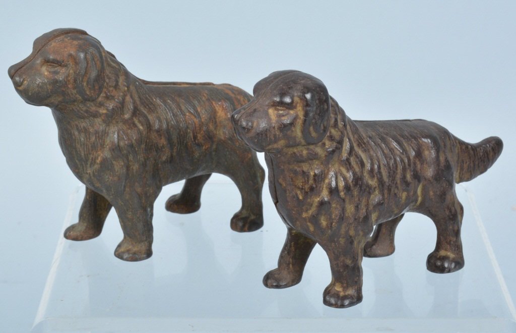 2- ARCADE NEWFOUNDLAND DOG STILL BANKS (1 of 3)