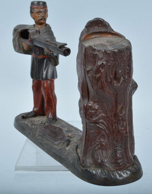 JE STEVENS CREEDMORE MECHANICAL BANK (1 of 4)