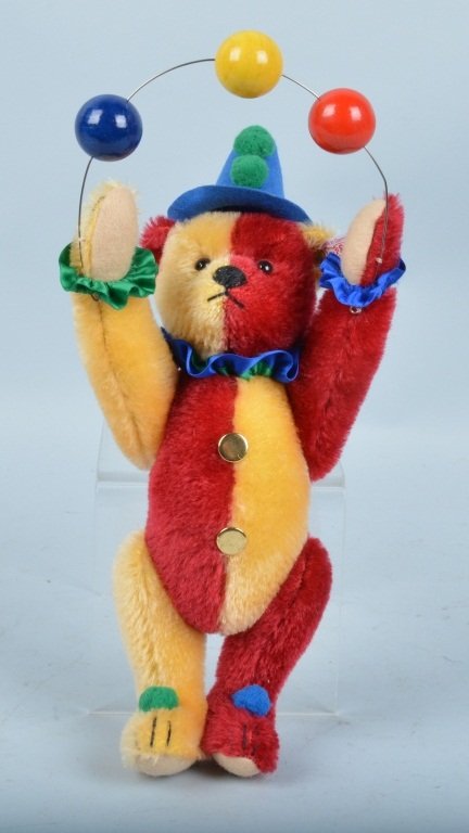 STEIFF JESTER CLOWN BEAR (1 of 4)