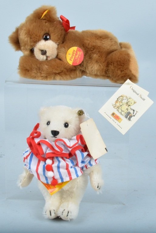 STEIFF FLOPPY BEAR & CIRCUS CLOWN TEDDY (1 of 5)