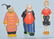 Lot of 10 Vintage COMIC BISQUE NODDER FIGURES - 2