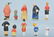 Lot of 10 Vintage COMIC BISQUE NODDER FIGURES - 5
