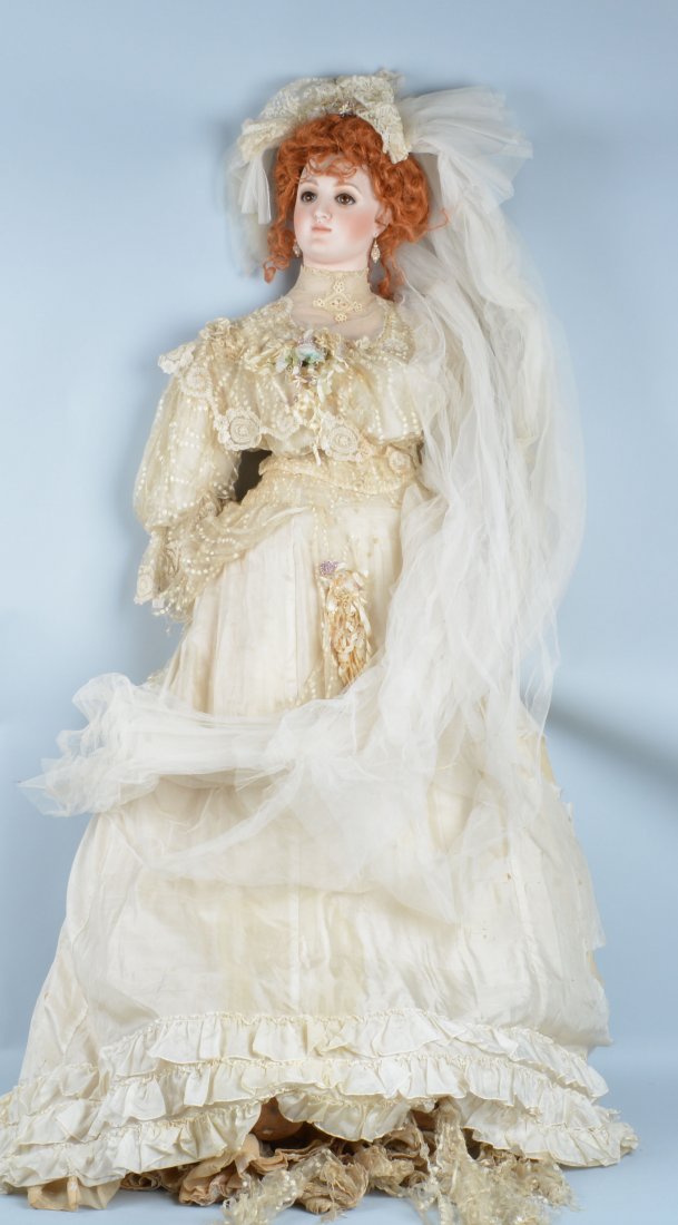 HUGE PAULETTE APRILE 60" PORCELAIN DOLL (1 of 3)