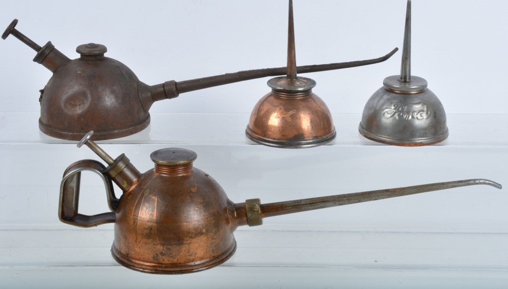 Lot of 4 VINTAGE OILERS 1 Marked Ford (1 of 3)