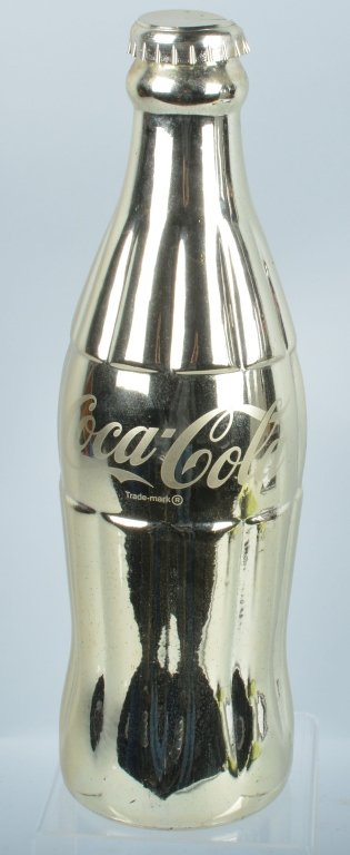 Vintage 20" GOLD COCA COLA DISPLAY BOTTLE (1 of 2)