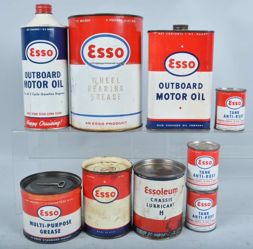 Lot of vintage ESSO PRODUCTS (1 of 2)