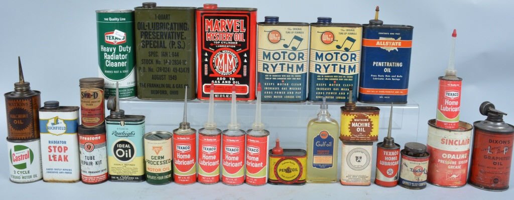 Vintage GAS & OIL AUTOMOTIVE PRODUCTS (1 of 5)