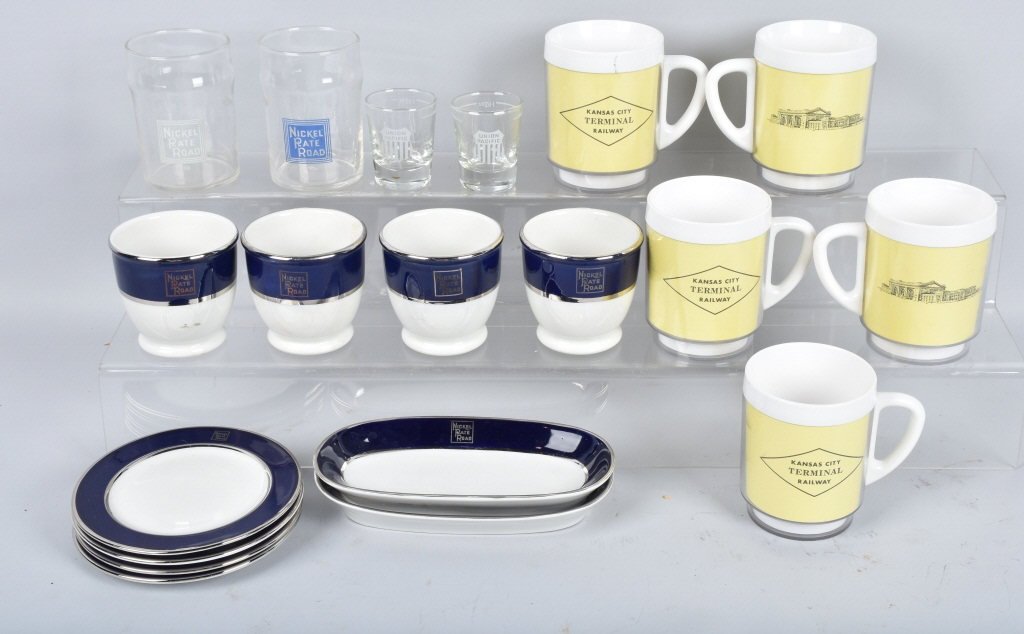 RAILROAD MUGS, SAUCERS, & MORE (1 of 2)