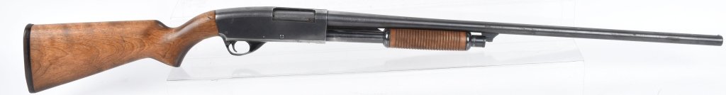 SPINGFIELD SAVAGE .20 GA, PUMP SHOT GUN: Model 67-F, 3" chamber, 50% original finish, crisp action, very good stocks, nice bore, Very Good *