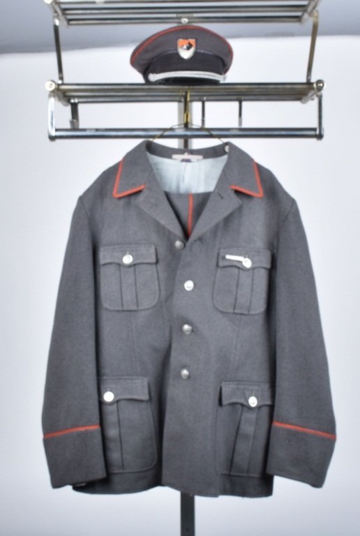 NAZI GERMAN MOVIE PROP UNIFORM with COA: This uniform was worn in the movie Beautician and the Beast. Shows over all wear. Very Good