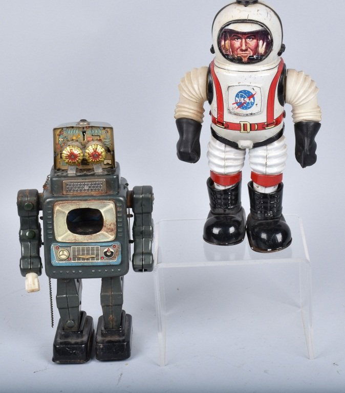 MARX COL HAP HAZZARD & TV SPACEMAN ROBOT (1 of 6)
