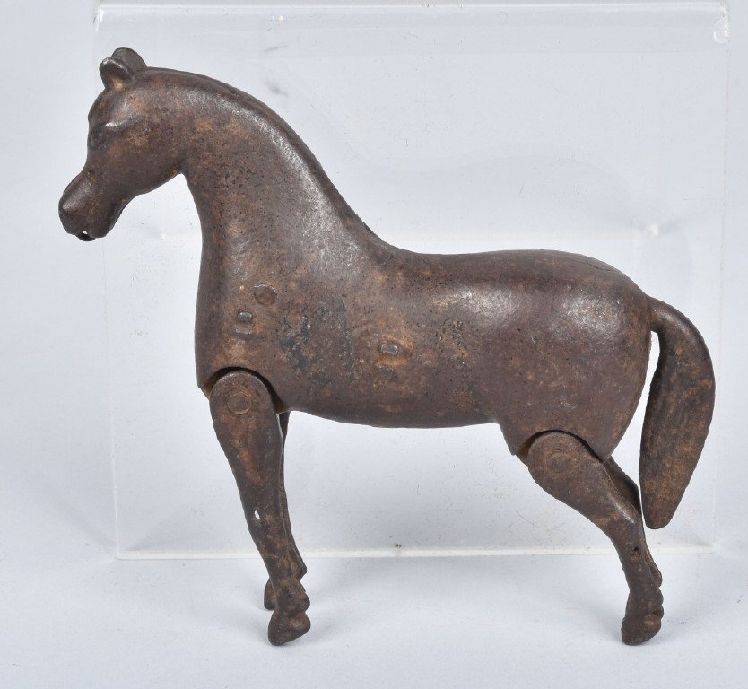 IVES CAST IRON ARTICULATED HORSE (1 of 2)
