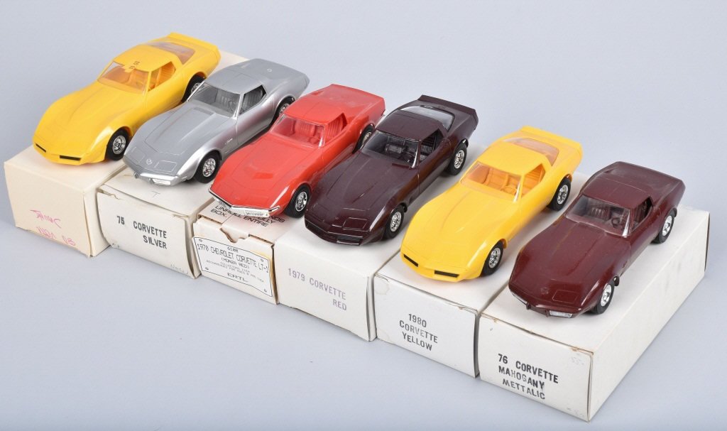 6- 1970s-80s CHEVY CORVETTE PROMO CARS (1 of 2)
