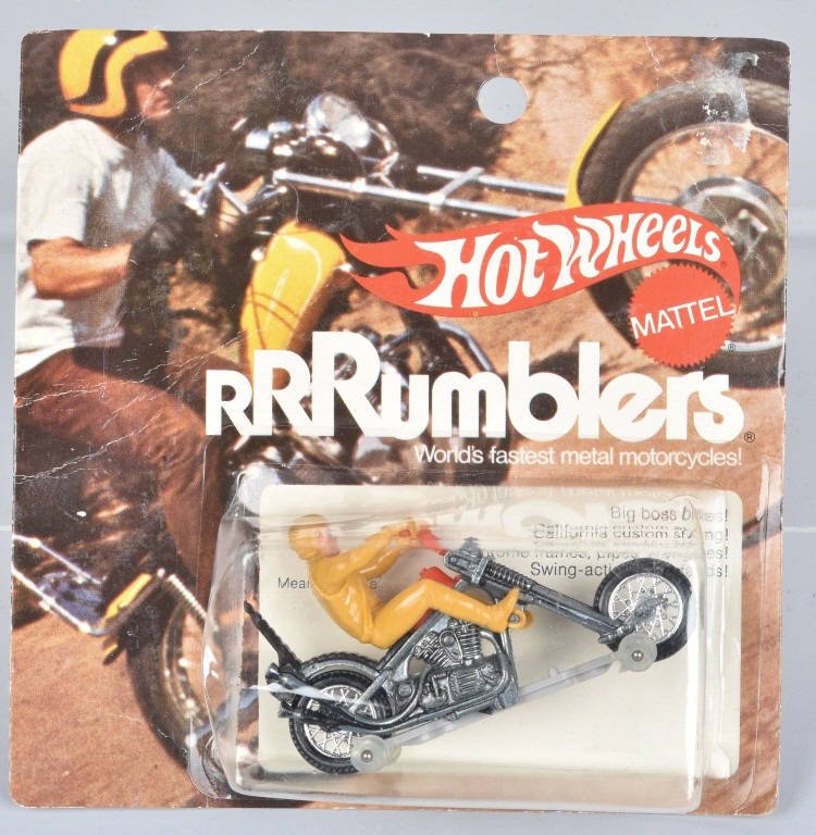 VINTAGE HOT WHEELS RUMBLERS MEAN MACHINE MOC (1 of 3)
